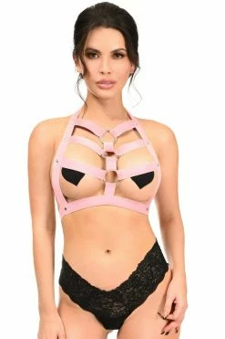 Daisy's Corsets Pink Ecstasy Stretchy Harness Top 7 Daisy's Corsets Pink Ecstasy Stretchy Harness Top -ravewonder shop 0 79b23391 de26 4139 b328 a42726004802