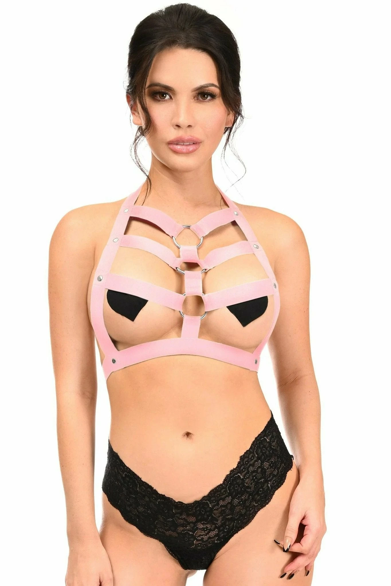 Daisy's Corsets Pink Ecstasy Stretchy Harness Top 4 Daisy's Corsets Pink Ecstasy Stretchy Harness Top - Image 4