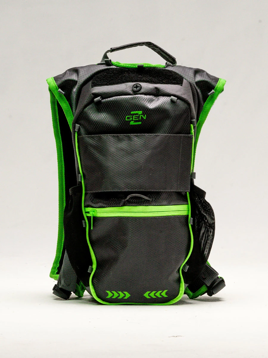 GENZ Gen Z Radiant Neon Gunmetal Backpack 12 GENZ Gen Z Radiant Neon Gunmetal Backpack - Image 10