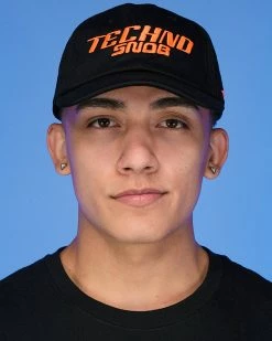 Jarmoo Techno Snob Orange Dad Hat