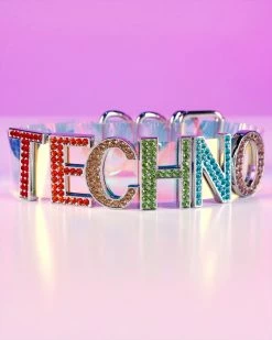 AE TECHNO Holo PVC Choker