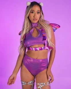 Daisy's Corsets Fuchsia Feelz Harness Wings -ravewonder shop 10 c957d1ad 076b 4e97 b500 e6933e3146a1
