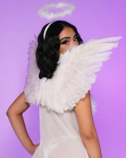 ravewonder shop 9 Leg Avenue White Wings & Halo Accessory Kit