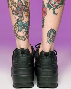 Berness Shoes Black Walkin' On A Dream Sneakers -ravewonder shop 14 48d0b44a bc67 4df2 afc3 673023fab8f8