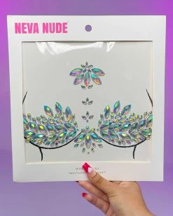 Neva Nude Ever Clear Iridescent Jewel Pasties