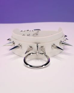 AE Spiked & Studded O-Ring Faux Leather Choker -ravewonder shop 15 3352837c c692 4f13 abb1 93f2e91b967e