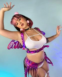 Daisy's Corsets Fuchsia Feelz Harness Wings -ravewonder shop 15 54f584ef 8c84 4838 9d41 afdfdd5b6b2b