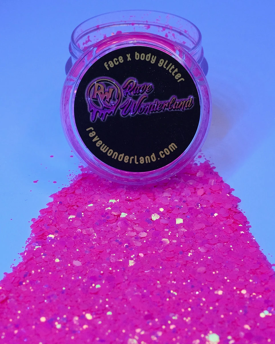 Xucai Pink Aura Black Light Glitter 2 Xucai Pink Aura Black Light Glitter - Image 2