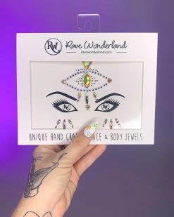 Uniflying Third Eye Vibes Rave Face Jewel