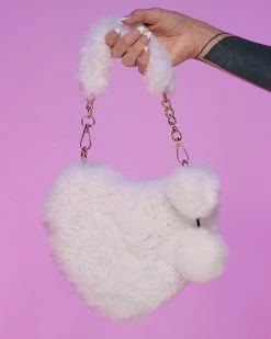 AE In Love With You Fuzzy Heart Purse -ravewonder shop 18 c5cfaeec 0560 4fc2 9b33 823ad8c8a7c4