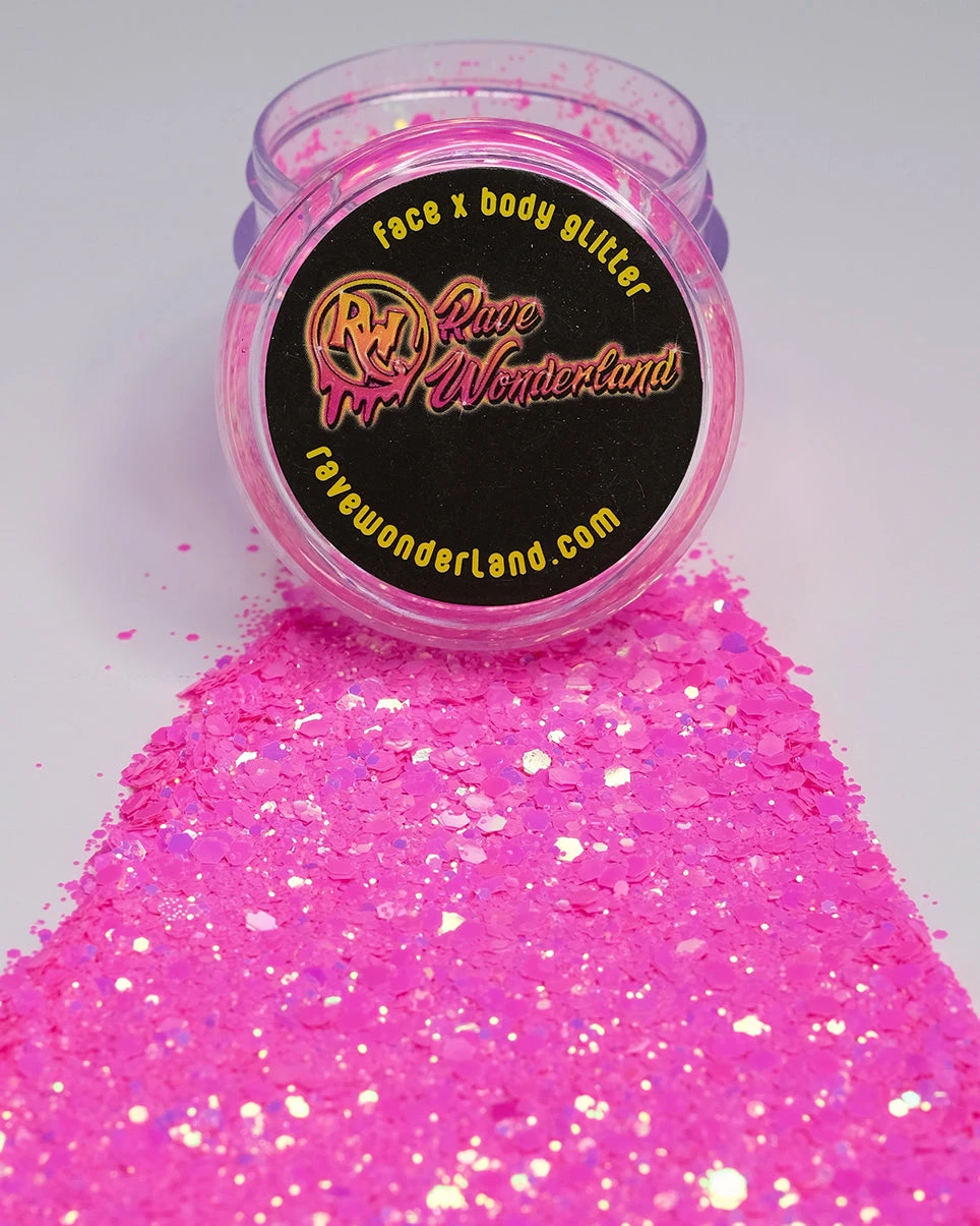 Xucai Pink Aura Black Light Glitter 1 Xucai Pink Aura Black Light Glitter
