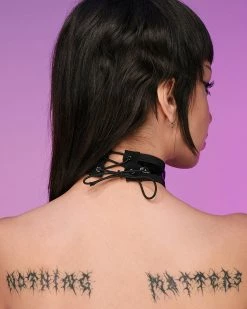 Bodyzone Sugar Baby Black O-Ring Choker -ravewonder shop 19 b1702c68 e75f 464e b85d 72acf2762d3b