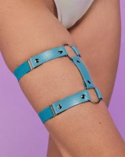 AE 1pc Miss Behaved Dual-Strap Faux Leather O-Ring Leg Garter 21 AE 1pc Miss Behaved Dual-Strap Faux Leather O-Ring Leg Garter -ravewonder shop 1 4c640931 7e47 4a4e 91fe c1b4c21b862a