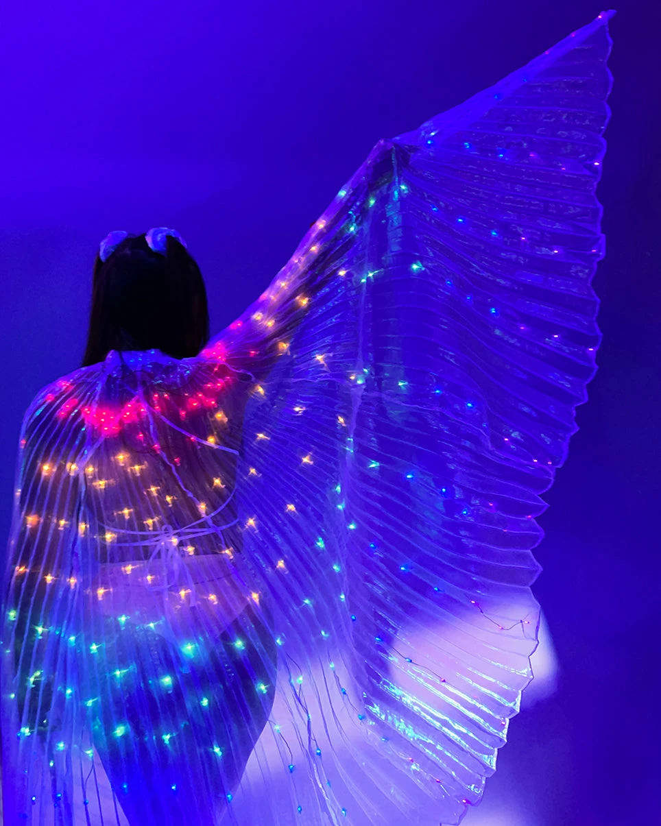 AE Rainbow LED Light-Up Winged Cape 1 AE Rainbow LED Light-Up Winged Cape