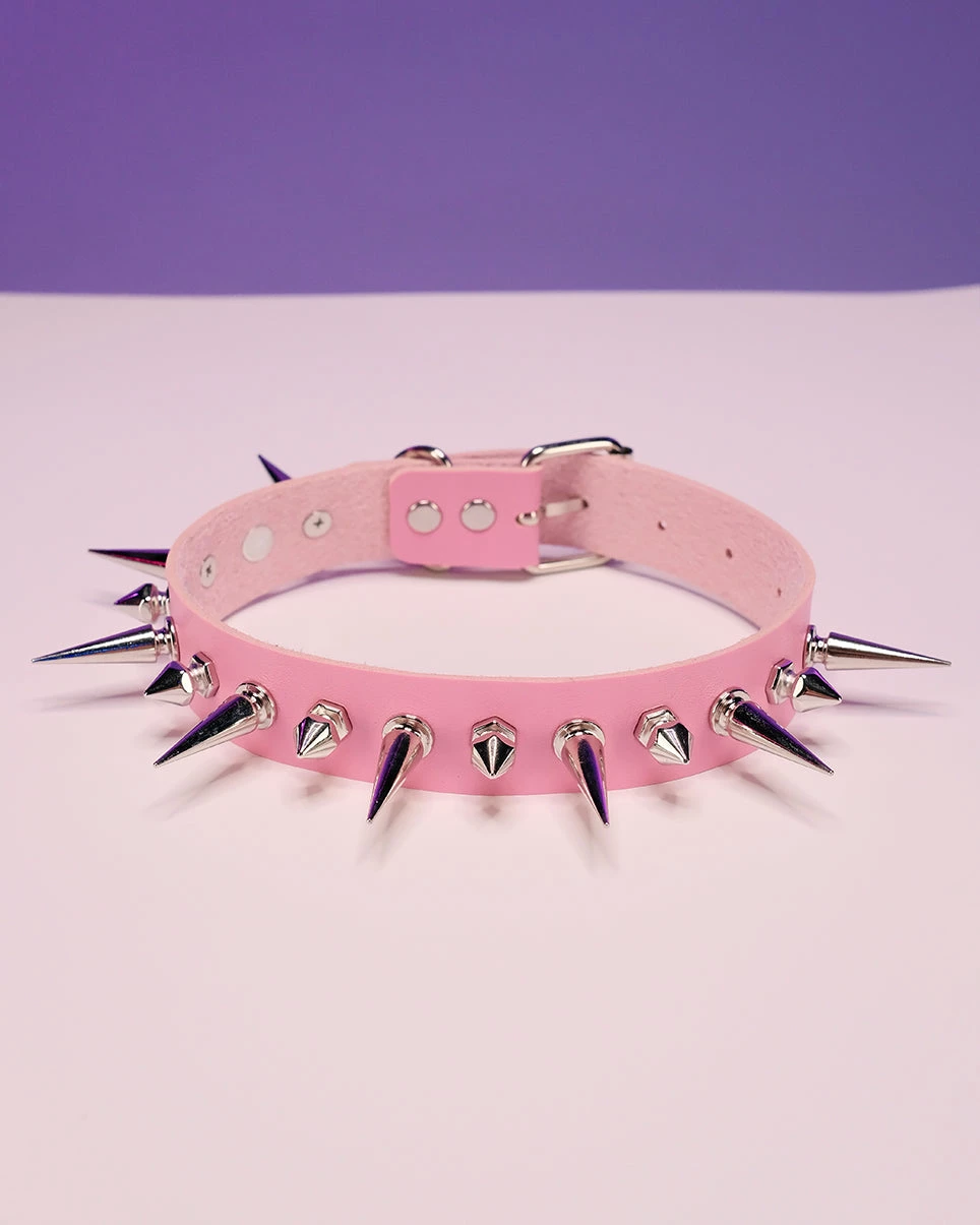 AE Not Too Close Spiked Choker 2 AE Not Too Close Spiked Choker - Image 2