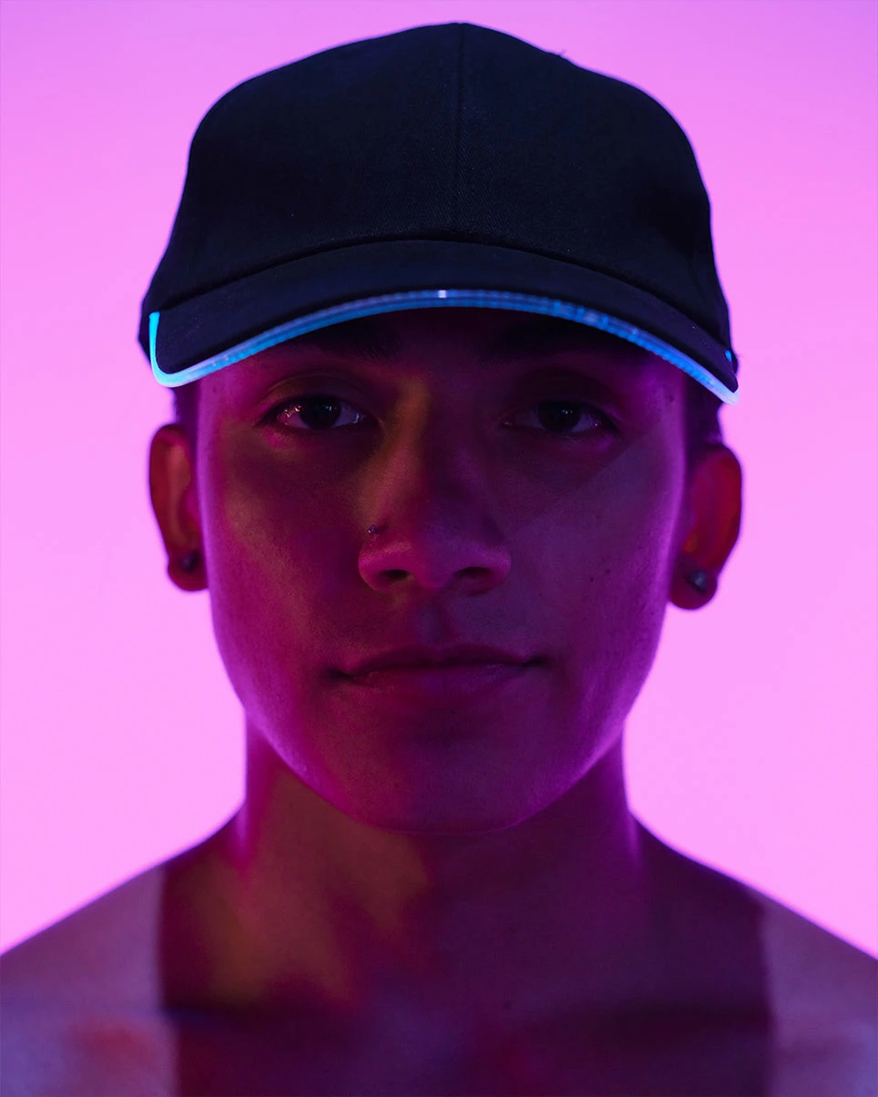 AE LED Multi Color Dad Hat 3 AE LED Multi Color Dad Hat