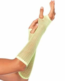 Leg Avenue Fishnet Fingerless Gloves -ravewonder shop 202403122 main
