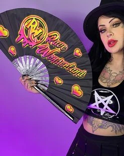 Rave Wonderland Limited Edition RW Airbrush Oversized Fan