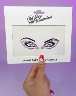 Uniflying Amethyst Crystal Liner Face Jewel