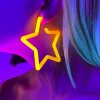 AE Neon Retro Star Acrylic Earrings