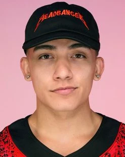 Jarmoo Red Metal AF Headbanger Dad Hat