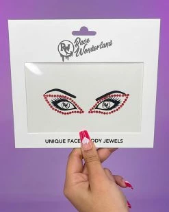Uniflying Ruby Crystal Liner Face Jewel