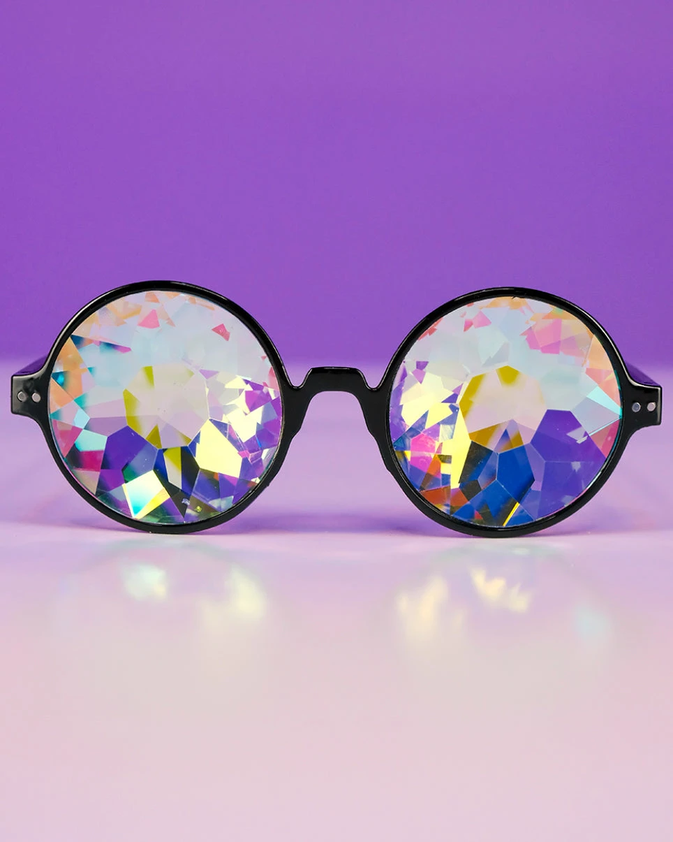 AE Retro Round Kaleidoscope Glasses 1 AE Retro Round Kaleidoscope Glasses