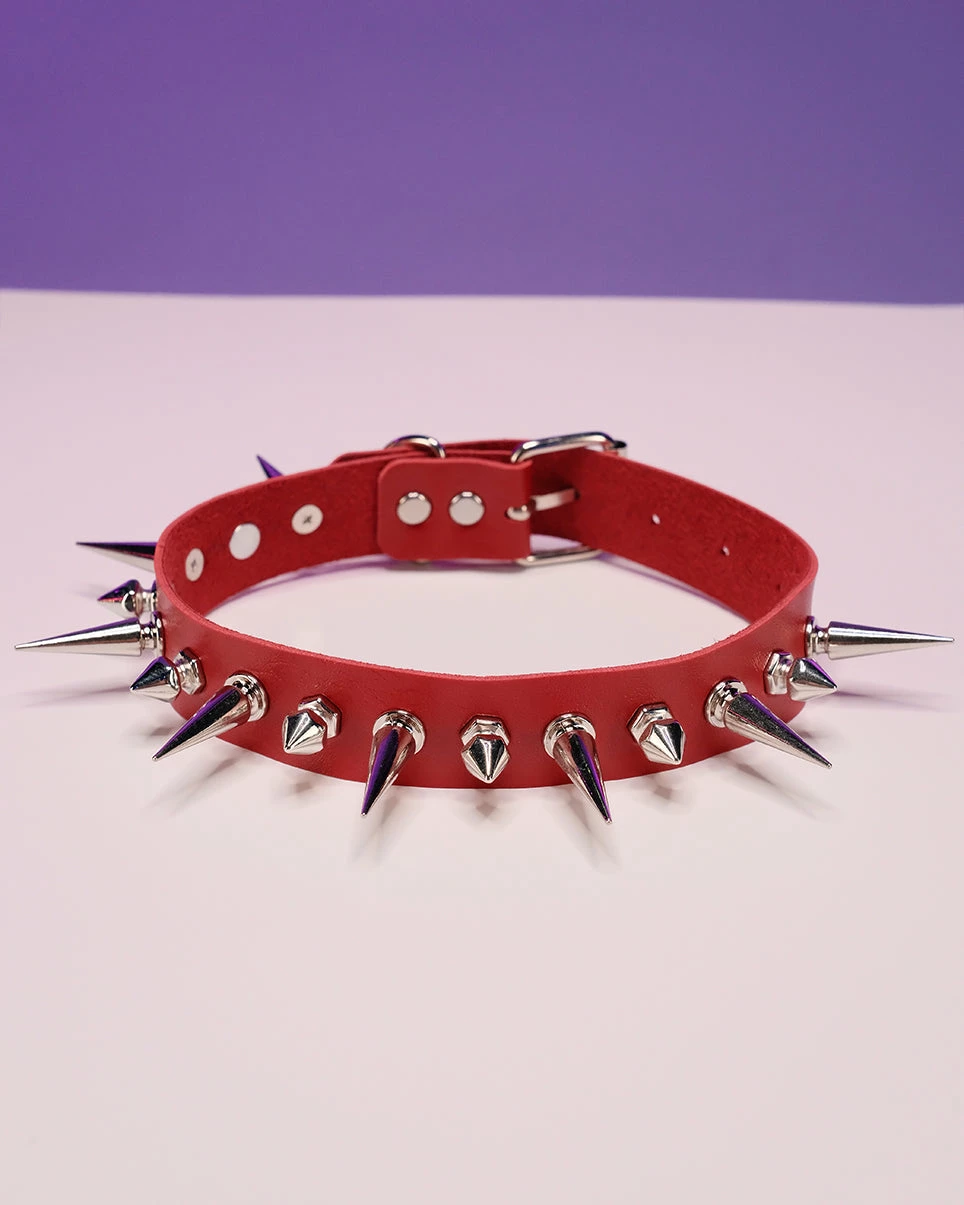 AE Not Too Close Spiked Choker 3 AE Not Too Close Spiked Choker - Image 3