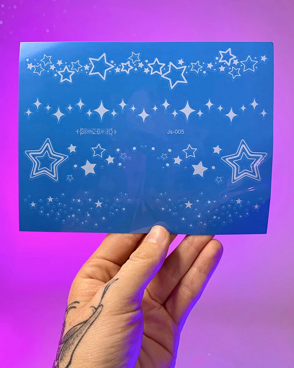 AE Belong With The Stars Freckles White Temporary Tattoo 1 AE Belong With The Stars Freckles White Temporary Tattoo