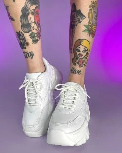 Berness Shoes White Flexx Platform Sneakers -ravewonder shop 2 985be75b c668 4db4 b1fc f7783fabcaeb