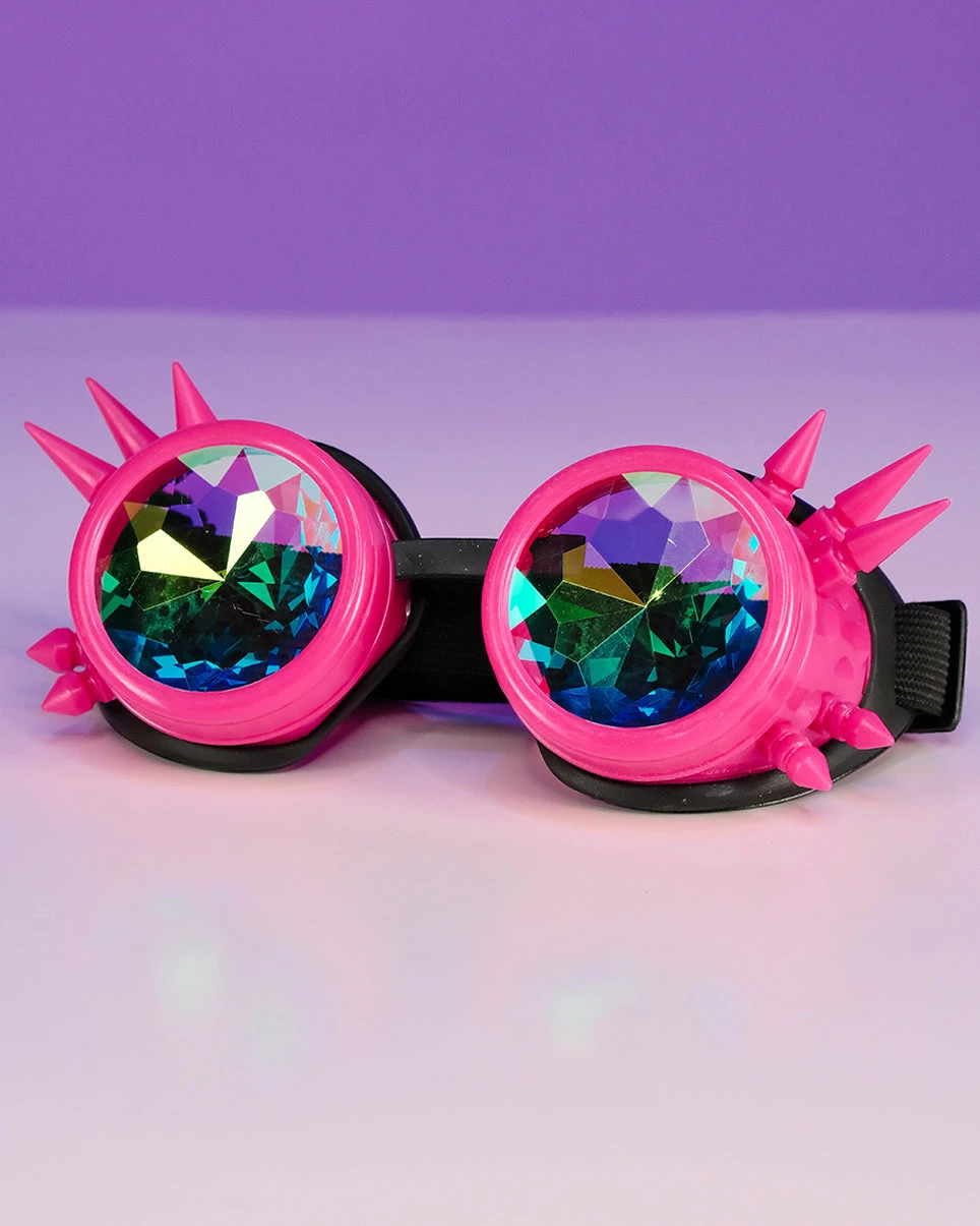 AE Spiky Kaleidoscope Steampunk Goggles 4 AE Spiky Kaleidoscope Steampunk Goggles - Image 2