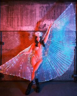 AE Rainbow LED Light-Up Winged Cape 12 AE Rainbow LED Light-Up Winged Cape -ravewonder shop 38 d7fb78be 6ff9 4a6a b112 db9065c1a9c9