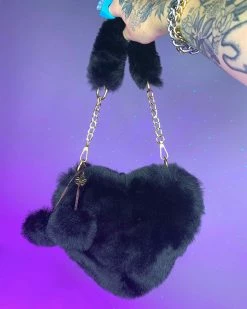 AE In Love With You Fuzzy Heart Purse -ravewonder shop 3 7c76f374 d69e 4b5a a91b 002f7dd85a9e