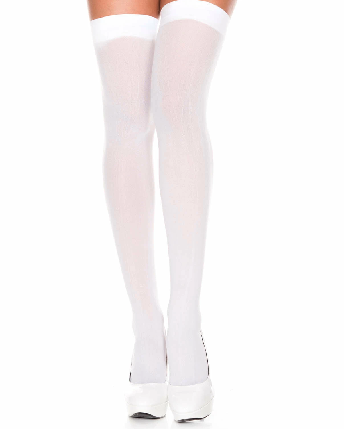Music Legs Opaque Thigh Highs 5 Music Legs Opaque Thigh Highs - Image 5