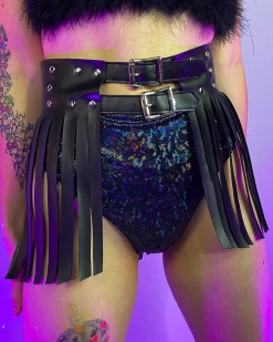Daisy's Corsets Fringe Society Vegan Leather Skirt -ravewonder shop 4 011b8445 77ef 4f94 be1a 304ed7737048