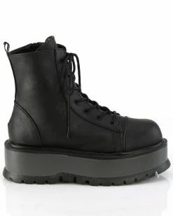 Pleasers Demonia Slacker Black Combat Ankle Boots -ravewonder shop 4 9862cf45 8843 4c30 be6b c1b083bd9074