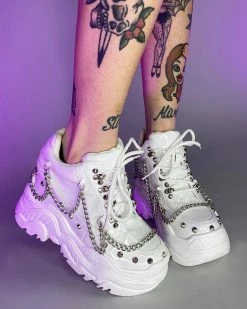 Anthony Wang Patent White Space Candy Chain Sneakers 8 Anthony Wang Patent White Space Candy Chain Sneakers -ravewonder shop 5 03e9b709 2318 4bc4 b592 e23b49fdf9c9