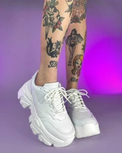 Berness Shoes White Flexx Platform Sneakers -ravewonder shop 5 79c89f6a 2f48 4840 bba6 e2408df77ff6