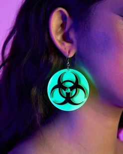 Nomad Kandi Biohazard Earrings