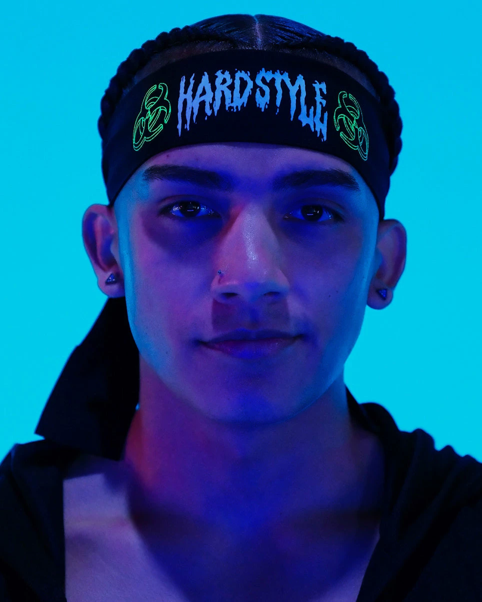 Jarmoo Hardstyle Biohazard Silk Headband 4 Jarmoo Hardstyle Biohazard Silk Headband - Image 2