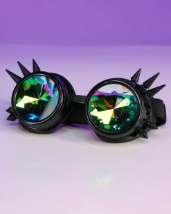 AE Spiky Kaleidoscope Steampunk Goggles