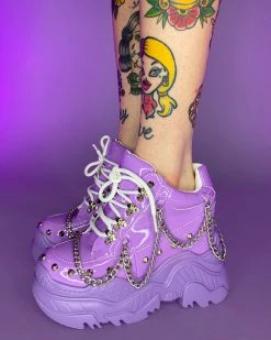 Anthony Wang Lavender Space Candy Chain Sneakers