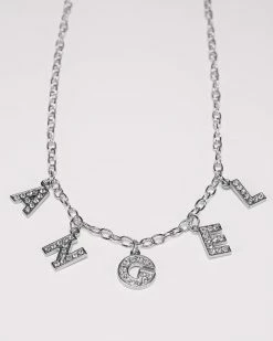 AE A-N-G-E-L Rhinestone Necklace