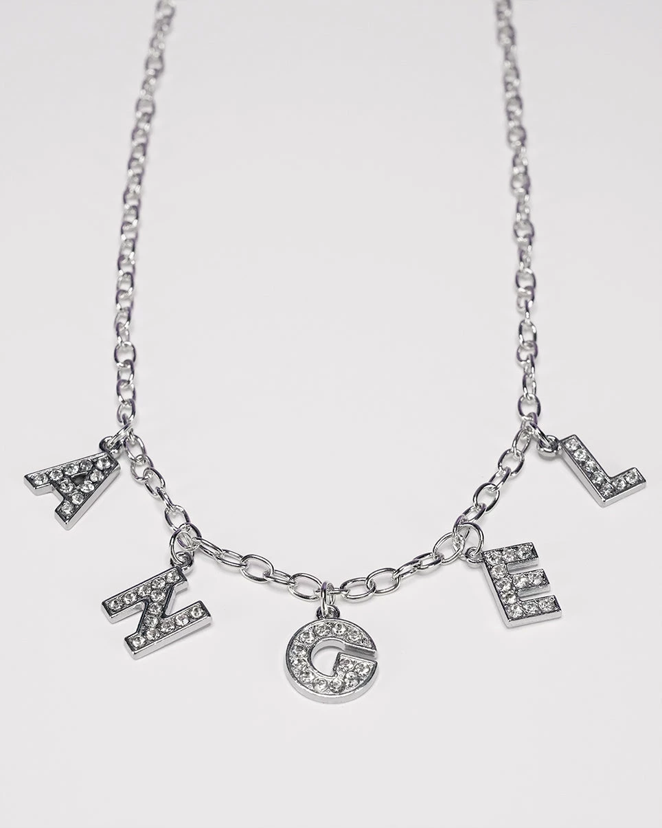 AE A-N-G-E-L Rhinestone Necklace 1 AE A-N-G-E-L Rhinestone Necklace