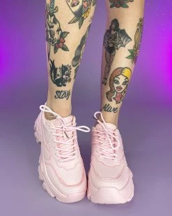 Berness Shoes Rosy Pink Flexx Platform Sneakers -ravewonder shop 6 b7317fe5 6b09 476f 8e44 5fd55f5c9942