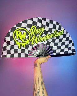 Rave Wonderland Checker Limited Edition RW Oversized Fan
