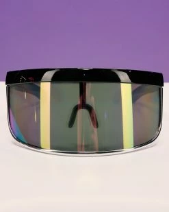 GloFX Galactic Invader Diffraction Visor - Rainbow Gradient