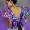 Daisy's Corsets Lavender Dreamz Harness Wings