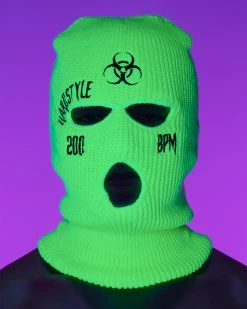 Jarmoo Biohazard Hardstyle Green Ski Mask