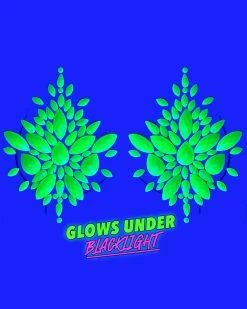 Uniflying Neon Yellow Black Light Jewel Pasties 8 Uniflying Neon Yellow Black Light Jewel Pasties -ravewonder shop 8 a3c0a33d f9d5 4733 a6ca a0fb1e765f3c